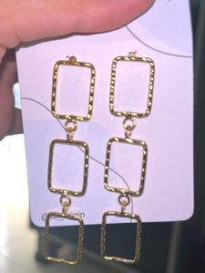 Geometric Drop Earrings