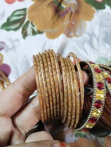 Combo 4 Set Golden Bangles