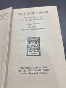 English Prose - By William Peacock