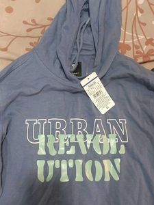 blue URBAN REVOLUTION hoodie
