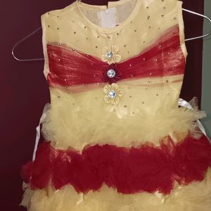Mehrun Creamy Frock