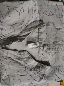 Abstract Print Button-Down Shirt