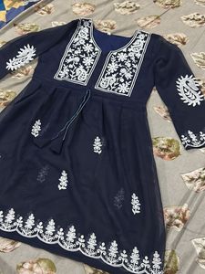Elegant Embroidered Kurta