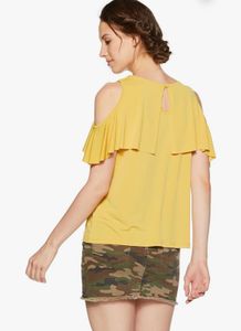 Tagged Cover STORY Cold Shoulder Regular Fit To