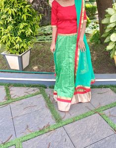 Green Lehenga Choli Set