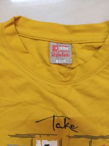 Yellow Tshirt For Kids