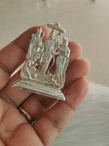 Silver Ram Darbar Murti