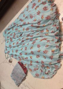 Floral Print Lehnga choli