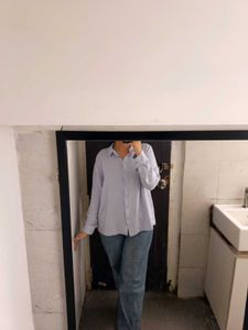 Blue Button-Down Shirt