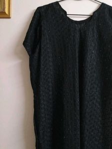Elegant Black half sleeves kurta