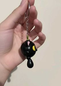 Cute Black Kitty Keychain 🖤