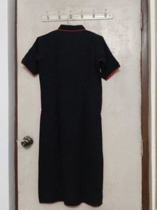 Elegant Black Embroidered Dress