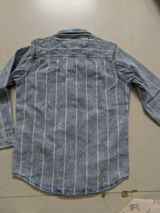 Blue boys denim shirt, Full sleeve