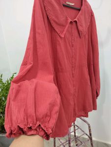 Button Down Tunic Top