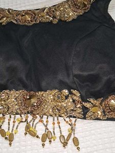 Bollywood Luxury Designer Black Blouse