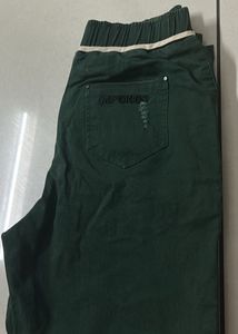 Green Casual Jeans