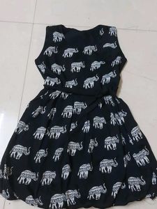 Elephant Print Dress