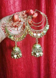 Combo Of 2, A Pair Earrings n Hair Acces