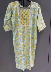 Pure Cotton Kurta And Dupatta Set