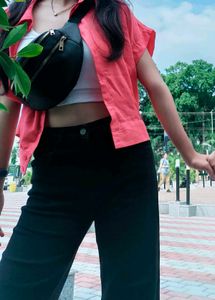 Coral Short Sleeve Blouse