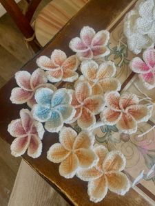 Crochet Flower Hair Clip