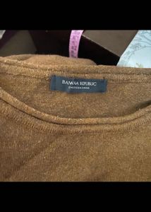Unique Brown Midi Dress