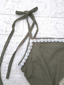 Olive Lace Top 💚
