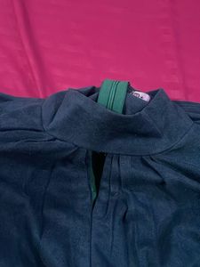 Dark Green Long Sleeve Top