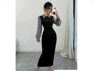 Chic Black Midi Dress