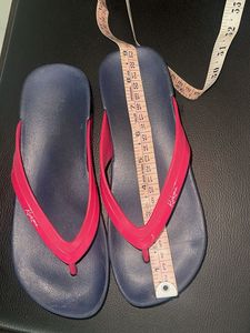 Pink &amp; Navy Flip Flops