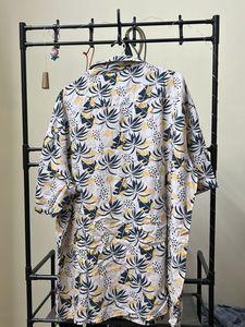 Tropical Yellow Blue Shirt for Men