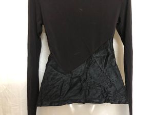 Sava Long Sleeve Black Top