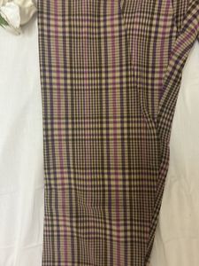 Academia Aesthetic Checkered Pants