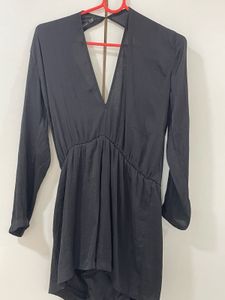 Black Plunge Dress