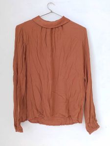 Brown Long Sleeve Top
