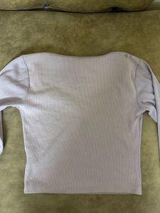 H&amp;M Lavender Crop Top