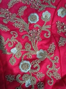Red Embroidered Blouse