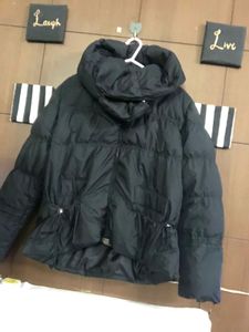 Puffer Jacket with High Collar
