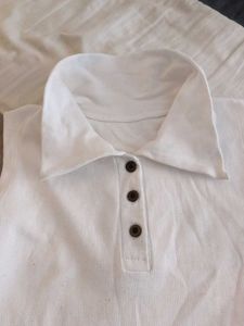 White Sleeveless Top