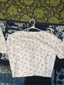Floral Tie-Front Cardigan