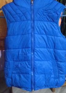 Nylon and fleece Warm Half jacket