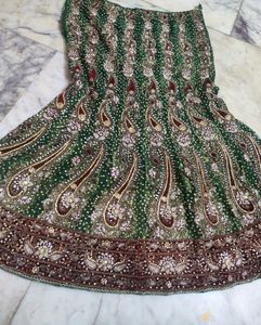 Green 💚 Lehenga Choli Fully Diamond Work