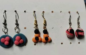 Weightless Handmade Air Dry Clay Earrings