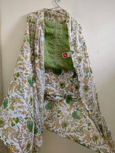 Designer Glace Cotton Suit