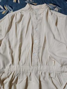 BEIGE DRESS