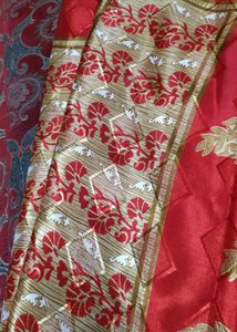 Red &amp; Gold Fabric