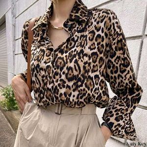 SALE !!Premium Leopard print Shirt With Tie Knot