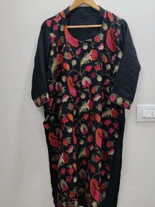 Woollen Floral Kurta