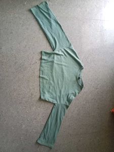 Light Blue Korean Top From Shein