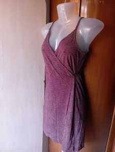 H&amp;M Sparkly Wrap Dress